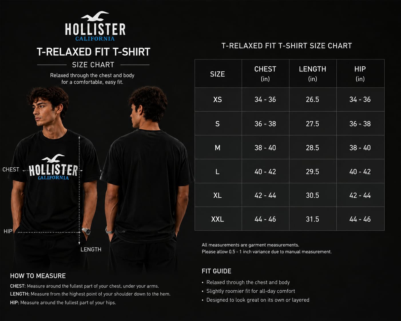 Zenvouge Hollister Regular Fit Tshirt