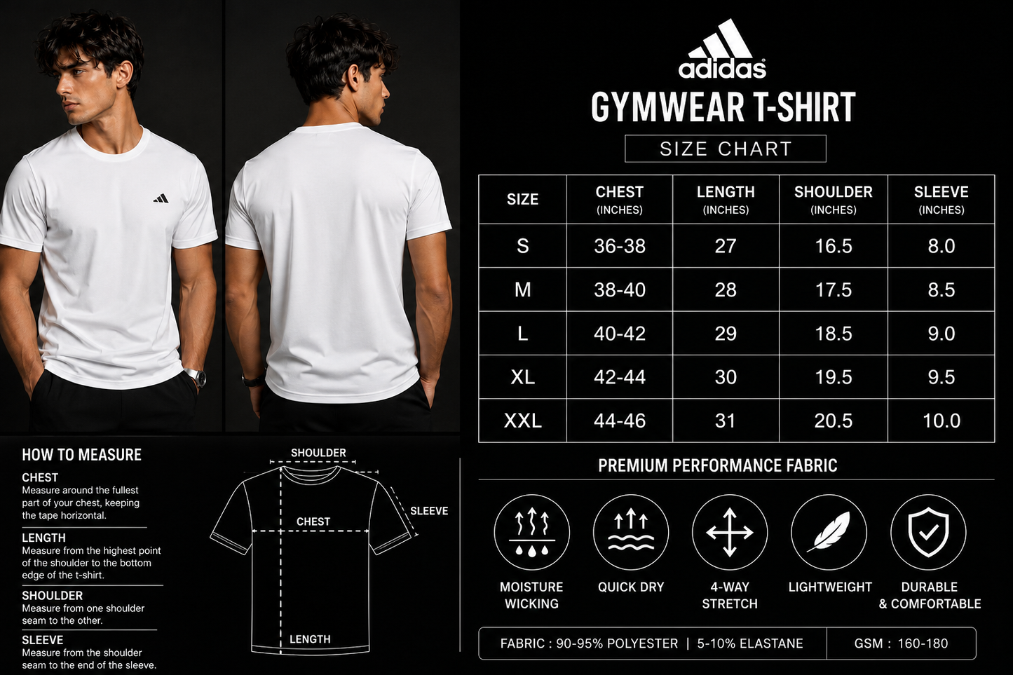 Zenvouge Gymwear Tshirt